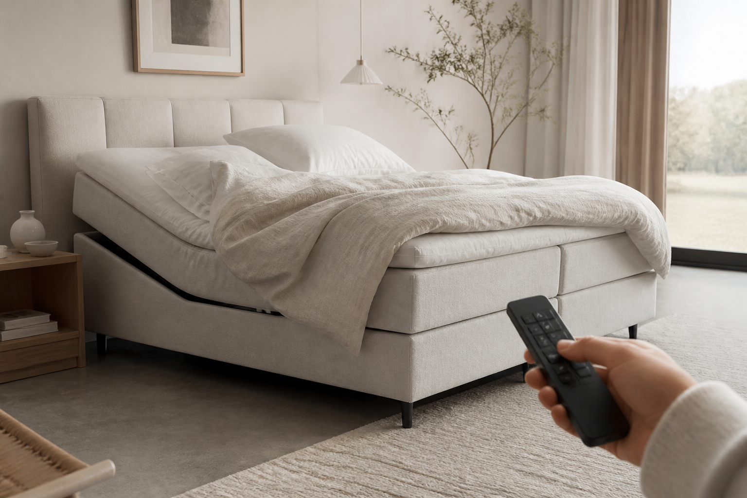 Boxspring met afstandsbediening kopen: welke functies tellen echt?