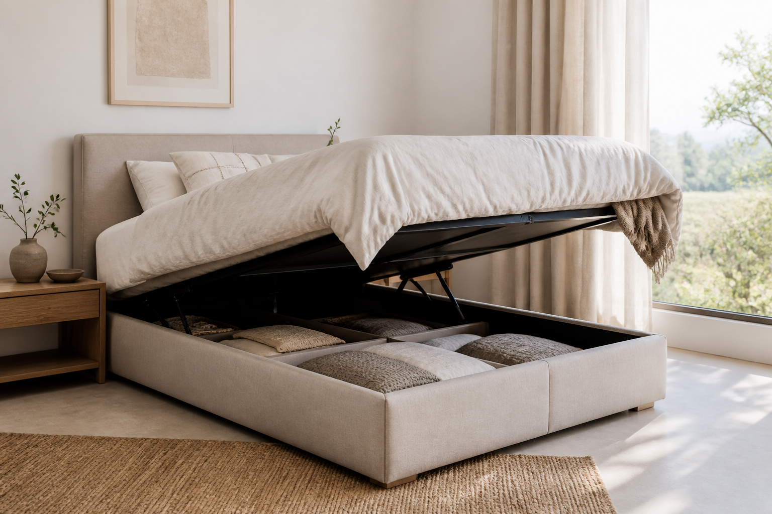 Boxspring met opbergruimte of bed met laden: wat is de betere aankoop?