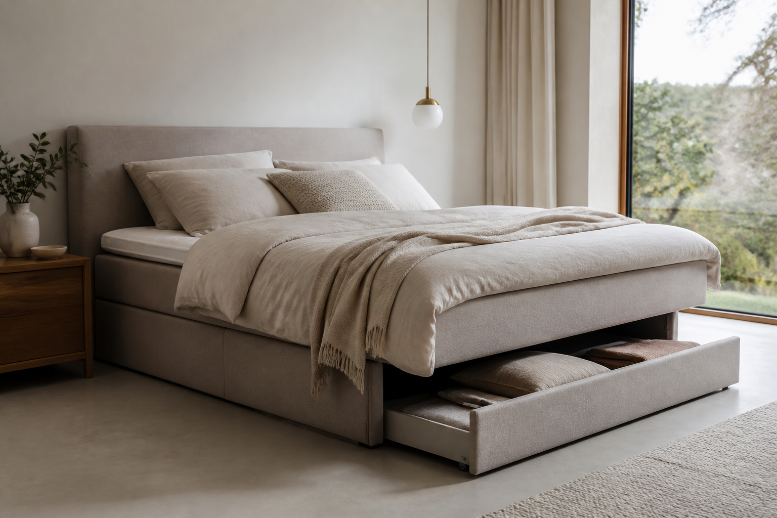 Boxspring met opbergruimte of vlakke boxspring: welke kies je?