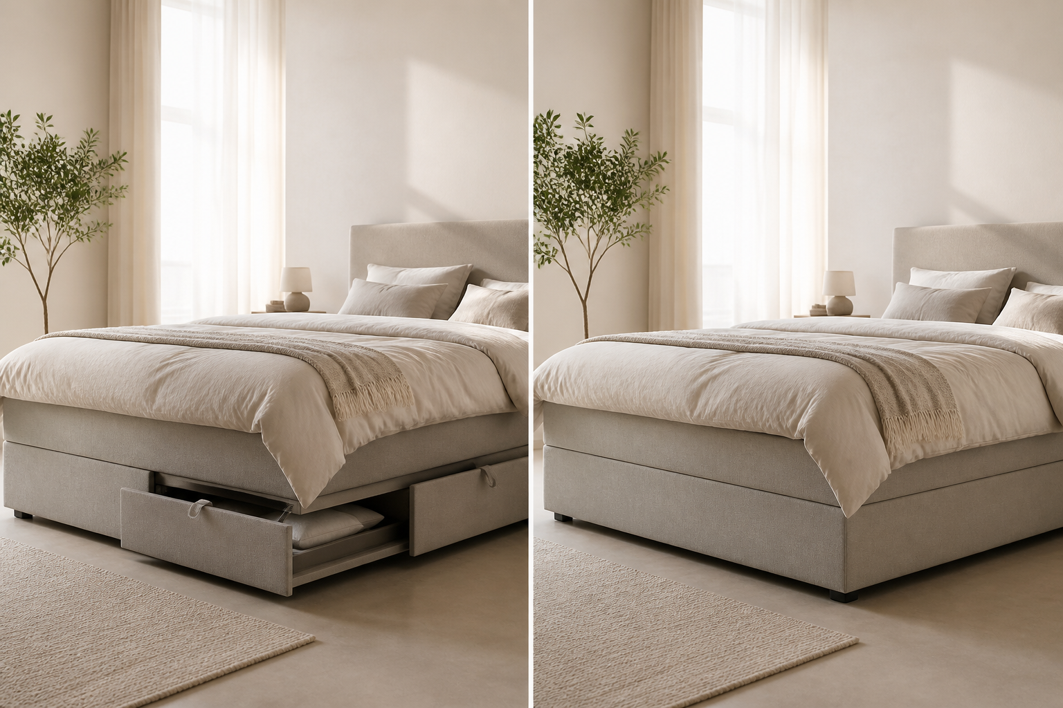 Boxspring met opbergruimte of zonder: welke past bij jouw spullen?
