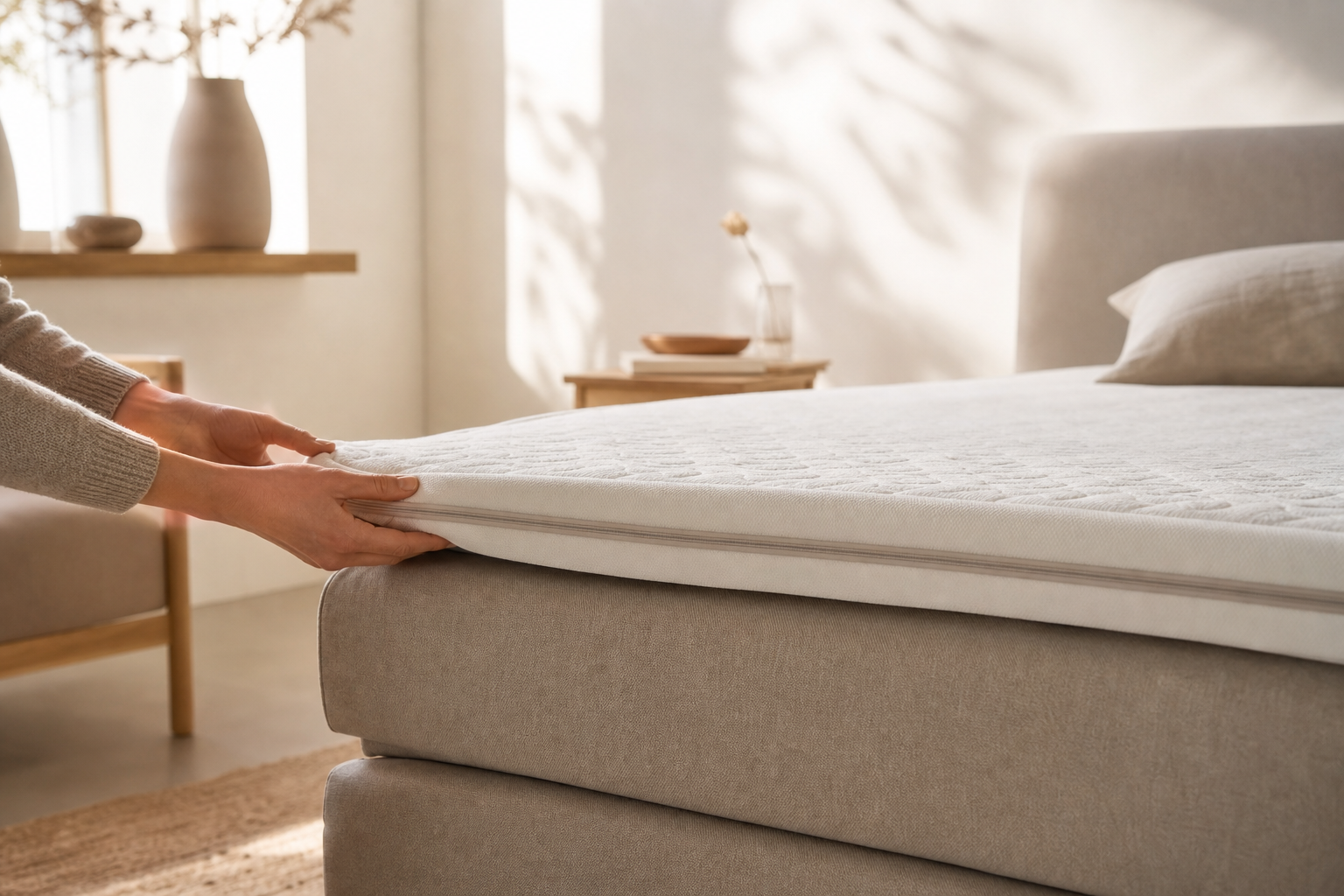 Topper kiezen voor je boxspring: koudschuim, traagschuim of latex?