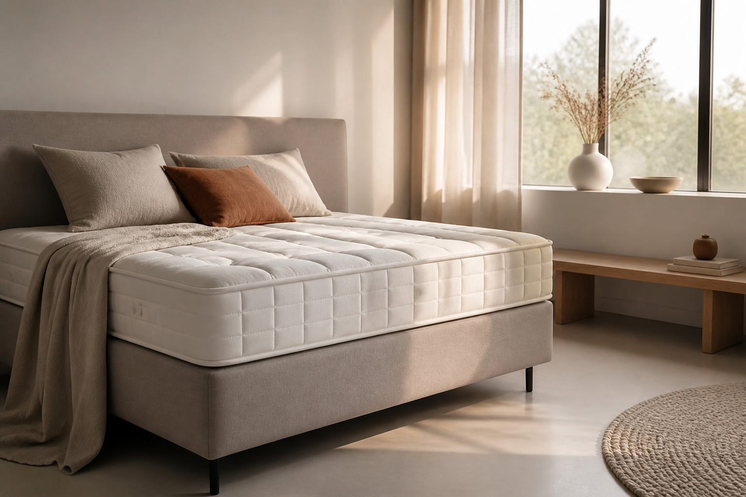 Welk boxspringmatras kopen: pocketvering of hybride?
